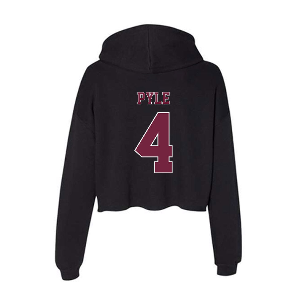 Fordham - NCAA Women's Volleyball : Alexa Pyle - Women's Crop Fleece Hoodie-1