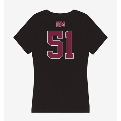 Fordham - NCAA Football : Ryan Um - Classic Shersey Women's V-Neck T-Shirt-1