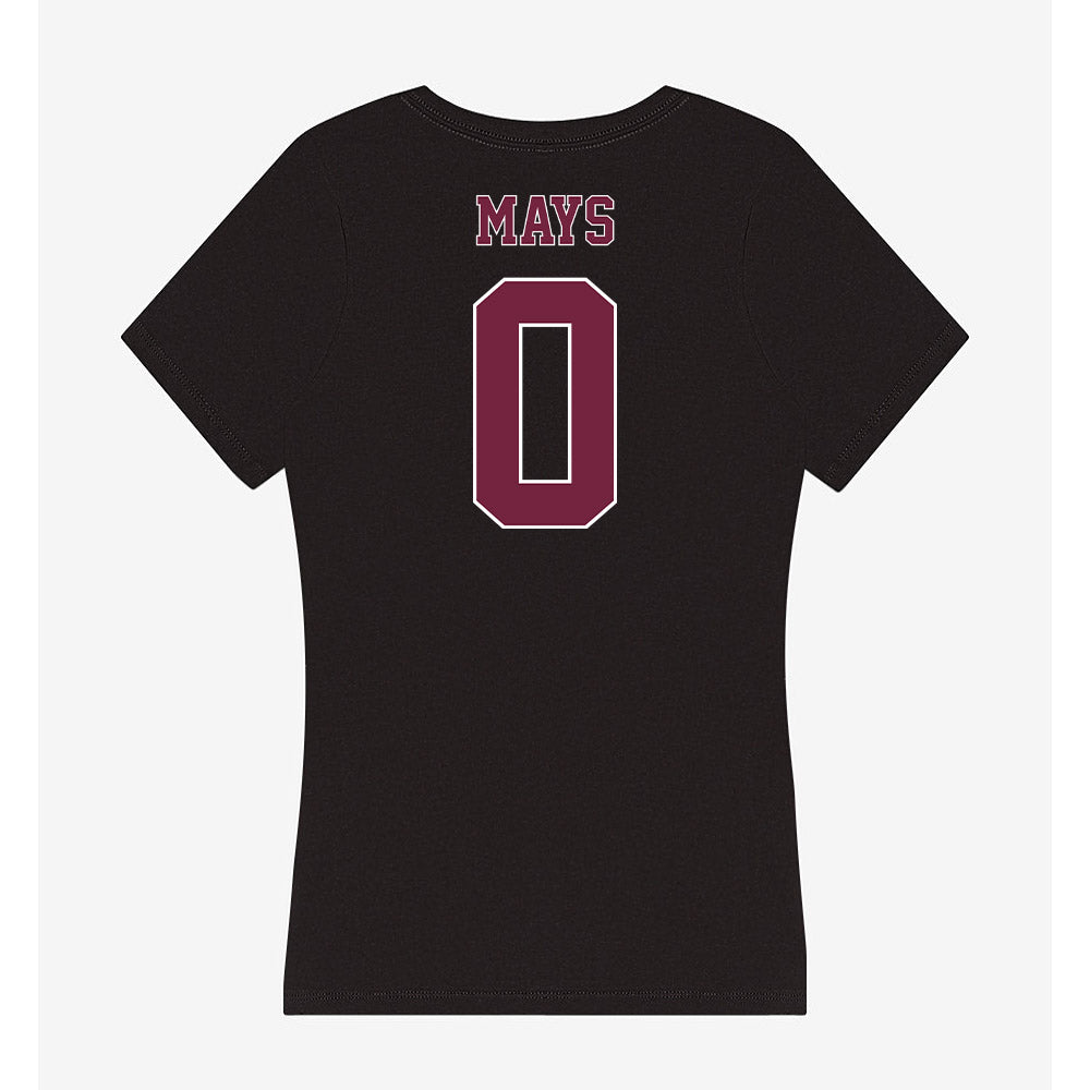 Fordham - NCAA Women's Soccer : Sophia Mays - Women's V-Neck T-Shirt-1