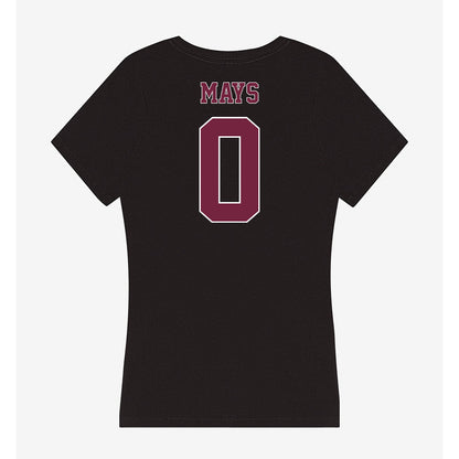 Fordham - NCAA Women's Soccer : Sophia Mays - Women's V-Neck T-Shirt-1