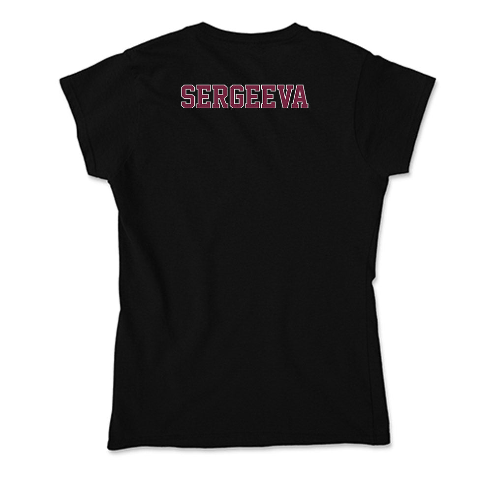 Fordham - NCAA Women's Rowing : Mariya Sergeeva - Soft Style Women’s T-Shirt-1
