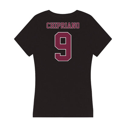 Fordham - NCAA Women's Soccer : Sophia Chipriano - Women's V-Neck T-Shirt-1