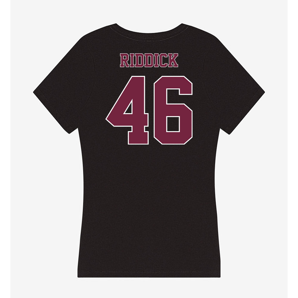 Fordham - NCAA Football : Lorenzo Riddick - Women's V-Neck T-Shirt-1