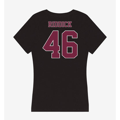 Fordham - NCAA Football : Lorenzo Riddick - Women's V-Neck T-Shirt-1