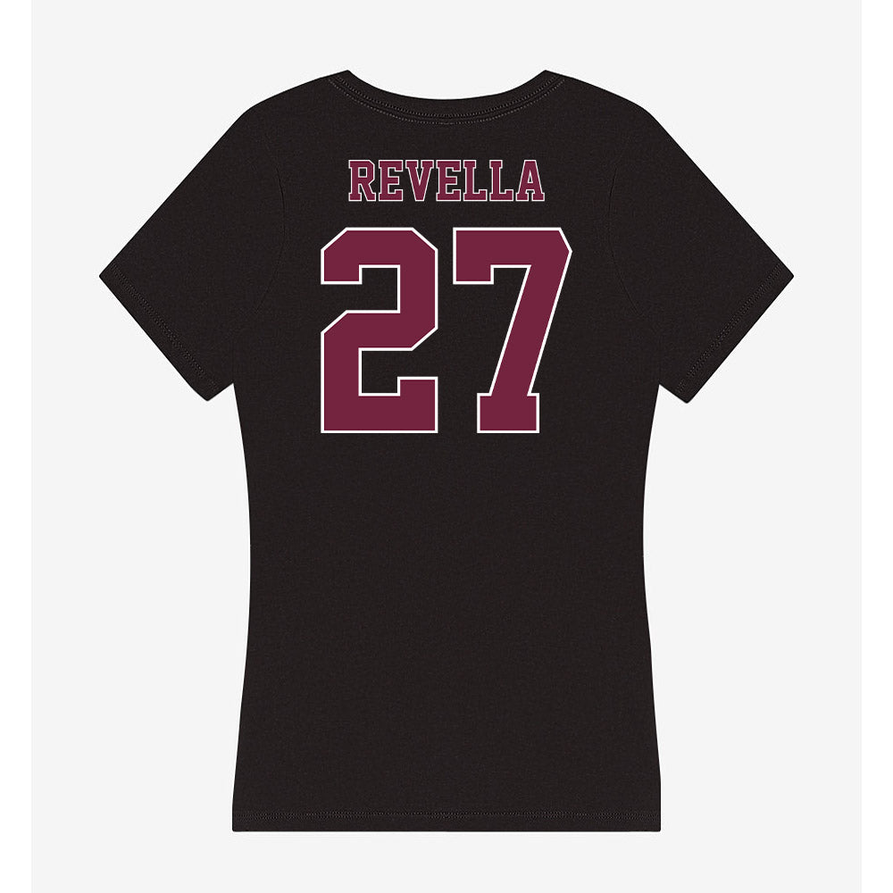 Fordham - NCAA Football : AJ Revella - Women's V-Neck T-Shirt-1