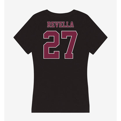 Fordham - NCAA Football : AJ Revella - Women's V-Neck T-Shirt-1