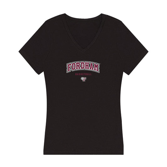 Fordham - NCAA Men's Basketball : Aidan Crotty - Classic Shersey Women's V-Neck T-Shirt-0