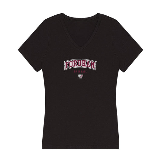Fordham - NCAA Baseball : Anthony Scarlata - Classic Shersey Women's V-Neck T-Shirt-0