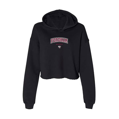 Fordham - NCAA Baseball : Mason Morello - Women's Crop Fleece Hoodie-0