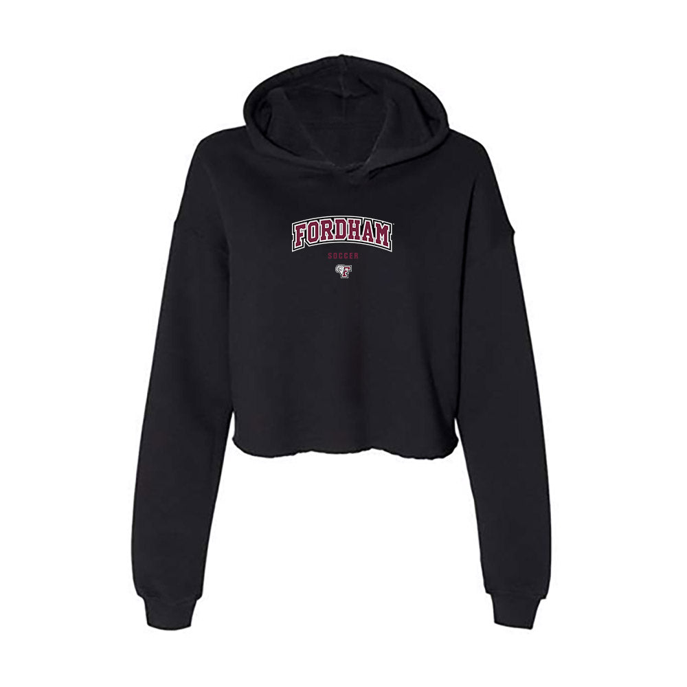 Fordham - NCAA Women's Soccer : Ava Giudice - Women's Crop Fleece Hoodie-0