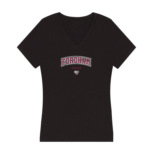 Fordham - NCAA Women's Rowing : Mariya Sergeeva - Women's V-Neck T-Shirt-0