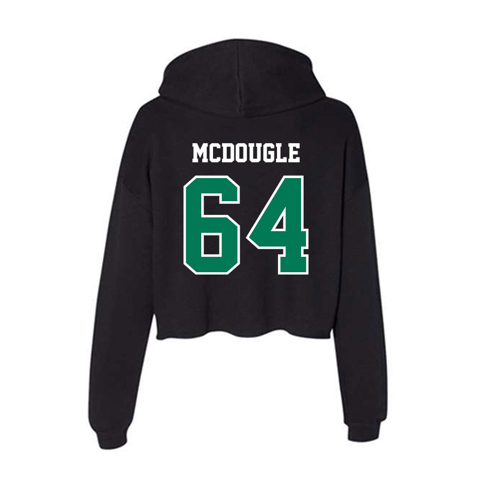 Northeastern State - NCAA Football : Melvin McDougle - Women's Crop Fleece Hoodie-1