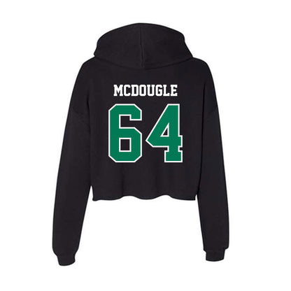 Northeastern State - NCAA Football : Melvin McDougle - Women's Crop Fleece Hoodie-1