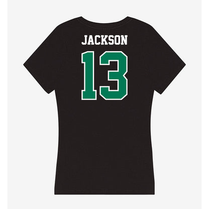Northeastern State - NCAA Football : Camrin Jackson - Women's V-Neck T-Shirt-1