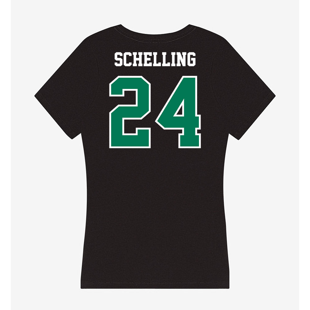 Northeastern State - NCAA Football : Jordan Schelling - Women's V-Neck T-Shirt-1