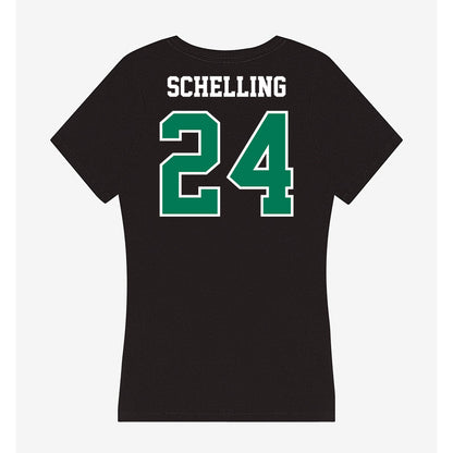 Northeastern State - NCAA Football : Jordan Schelling - Women's V-Neck T-Shirt-1