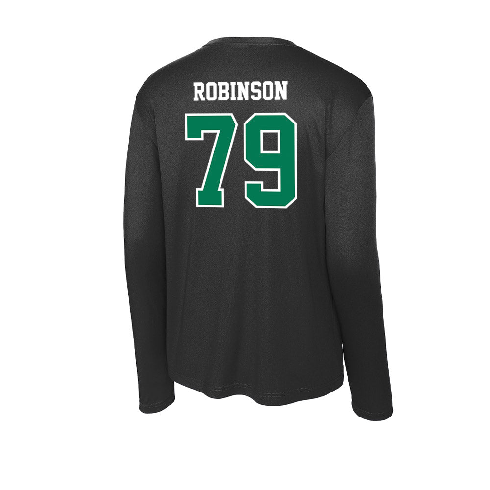 Northeastern State - NCAA Football : Wyatt Robinson - Activewear Long Sleeve T-Shirt-1