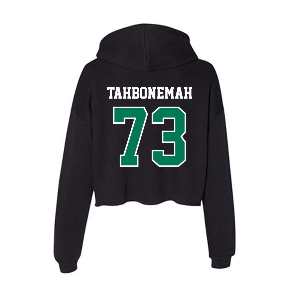 Northeastern State - NCAA Football : Caden Tahbonemah - Women's Crop Fleece Hoodie-1