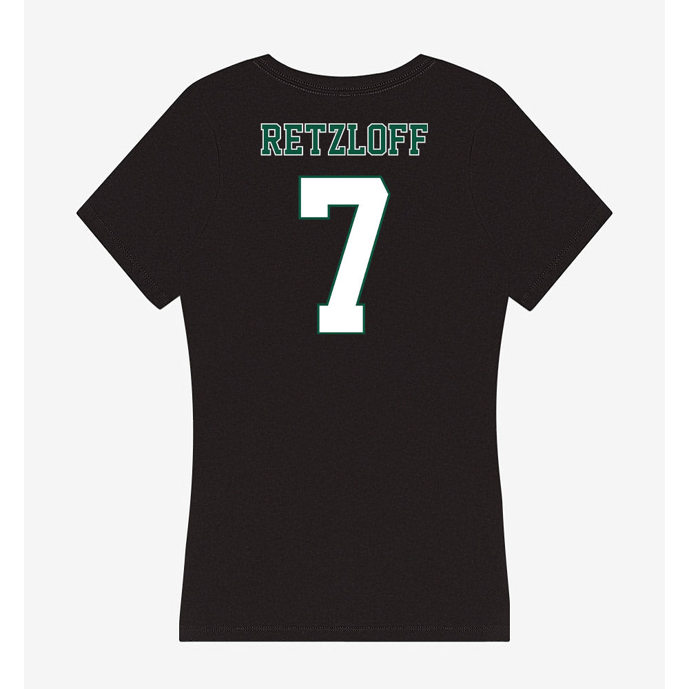 Northeastern State - NCAA Softball : Jersey Retzloff - Women's V-Neck T-Shirt-1