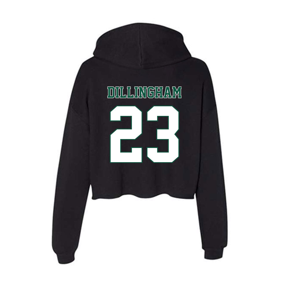 Northeastern State - NCAA Baseball : Jackson Dillingham - Women's Crop Fleece Hoodie-1