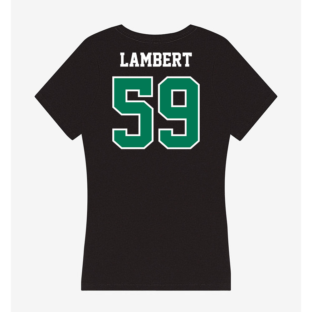 Northeastern State - NCAA Football : Josh Lambert - Women's V-Neck T-Shirt-1
