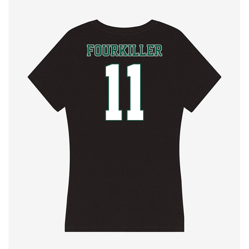 Northeastern State - NCAA Softball : Jalyn Fourkiller - Women's V-Neck T-Shirt-1