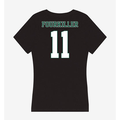 Northeastern State - NCAA Softball : Jalyn Fourkiller - Women's V-Neck T-Shirt-1
