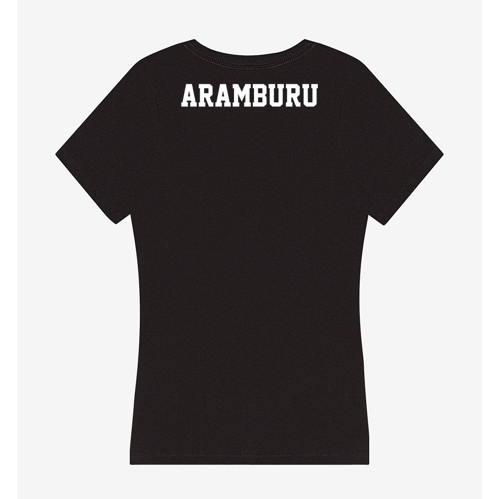 Northeastern State - NCAA Men's Tennis : Tomas Aramburu - Women's V-Neck T-Shirt-1