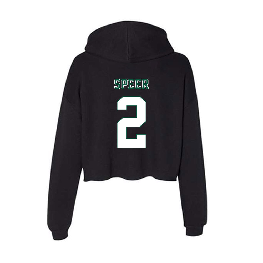 Northeastern State - NCAA Softball : Madelyn Speer - Women's Crop Fleece Hoodie-1