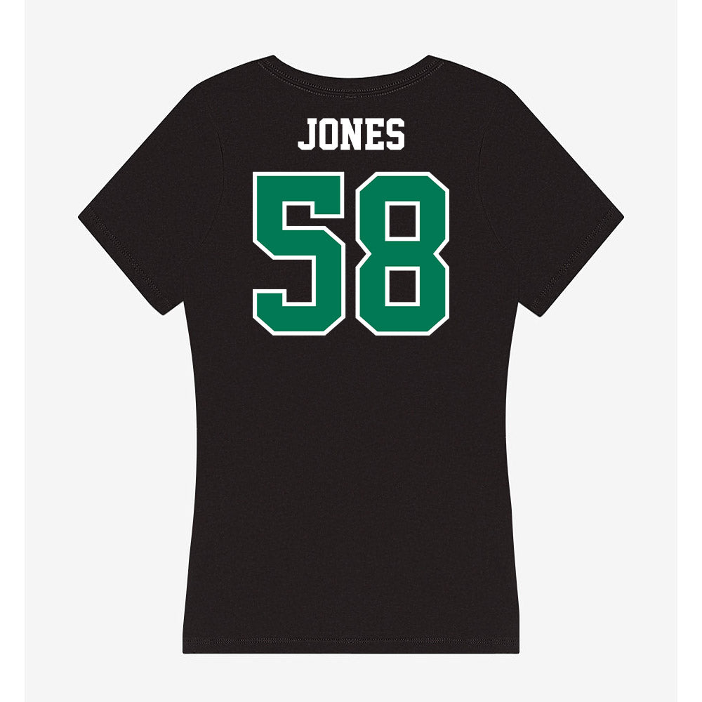 Northeastern State - NCAA Football : Deven Jones - Women's V-Neck T-Shirt-1