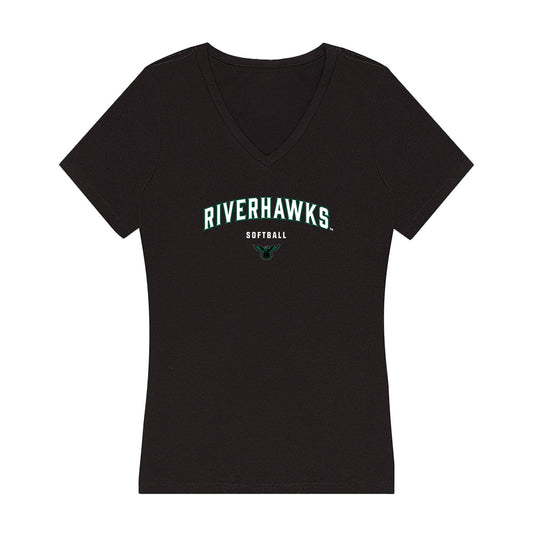 Northeastern State - NCAA Softball : Jalyn Fourkiller - Women's V-Neck T-Shirt-0