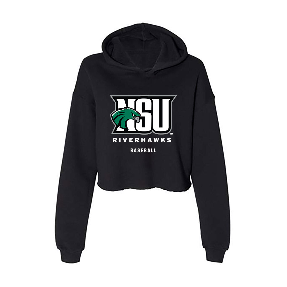 Northeastern State - NCAA Baseball : Ty Presley - Women's Crop Fleece Hoodie-0