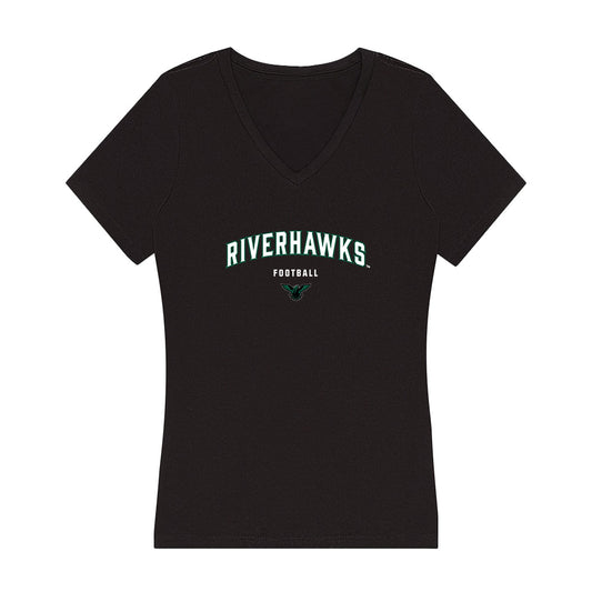 Northeastern State - NCAA Football : Donniel Wilson - Women's V-Neck T-Shirt-0