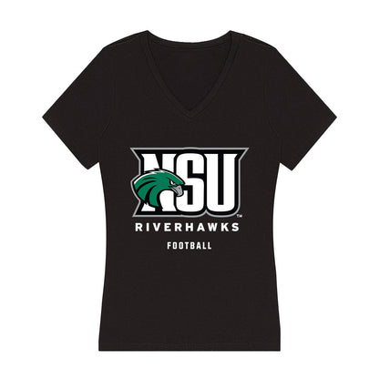 Northeastern State - NCAA Football : Vincent Williams II - Women's V-Neck T-Shirt-0