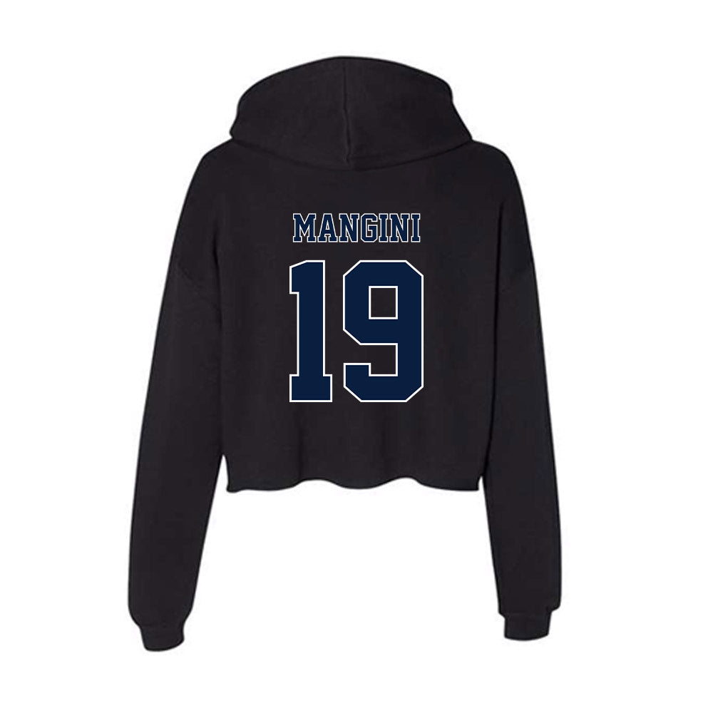 Nevada - NCAA Baseball : Owen Mangini - Women's Crop Fleece Hoodie-1