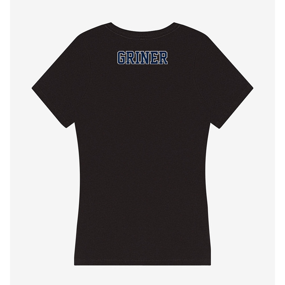 Nevada - NCAA Women's Swimming & Diving : Jennifer Griner - Women's V-Neck T-Shirt-1