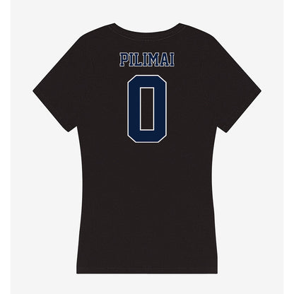 Nevada - NCAA Women's Volleyball : Malia Pilimai - Women's V-Neck T-Shirt-1