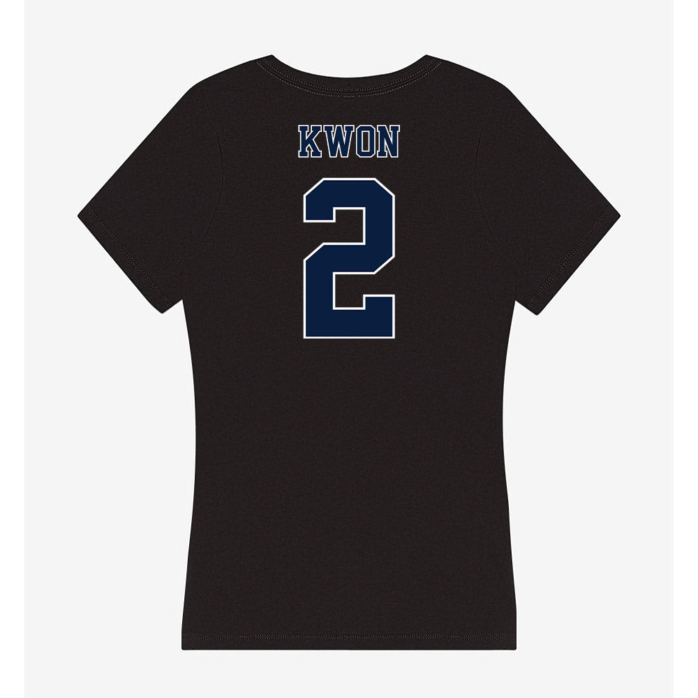 Nevada - NCAA Baseball : Junhyuk Kwon - Women's V-Neck T-Shirt-1