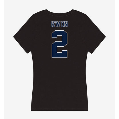 Nevada - NCAA Baseball : Junhyuk Kwon - Women's V-Neck T-Shirt-1