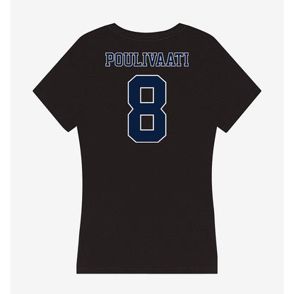 Nevada - NCAA Women's Basketball : Olivia Poulivaati - Women's V-Neck T-Shirt-1