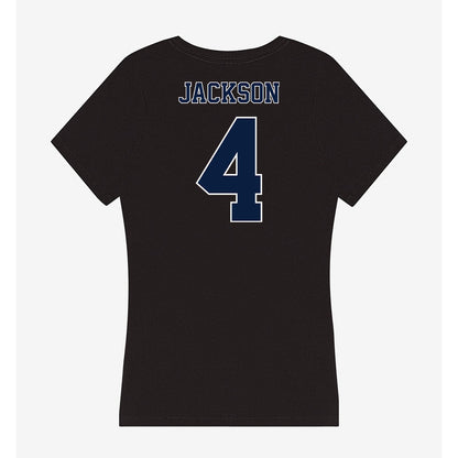 Nevada - NCAA Football : Carter Jackson - Women's V-Neck T-Shirt-1