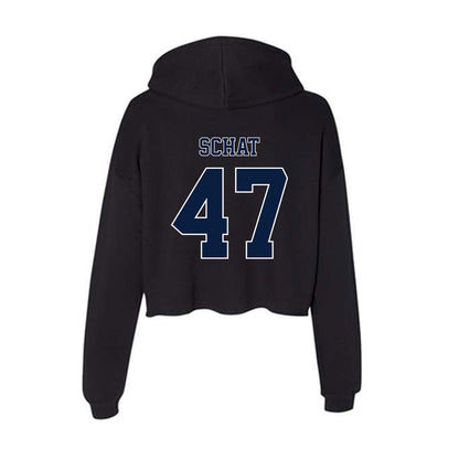 Nevada - NCAA Baseball : Luke Schat - Women's Crop Fleece Hoodie-1
