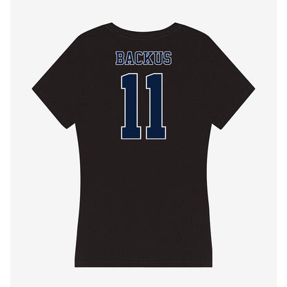 Nevada - NCAA Women's Basketball : Britain Backus - Women's V-Neck T-Shirt-1