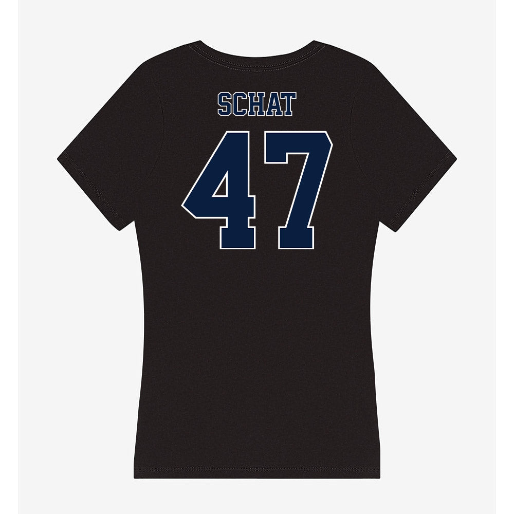 Nevada - NCAA Baseball : Luke Schat - Women's V-Neck T-Shirt-1