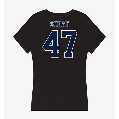 Nevada - NCAA Baseball : Luke Schat - Women's V-Neck T-Shirt-1