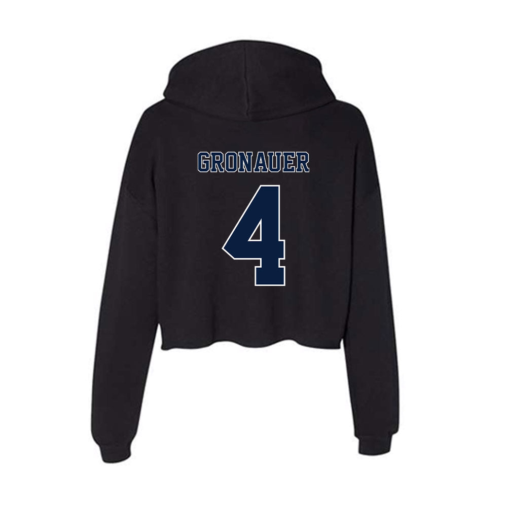 Nevada - NCAA Women's Soccer : Serene Gronauer - Women's Crop Fleece Hoodie-1