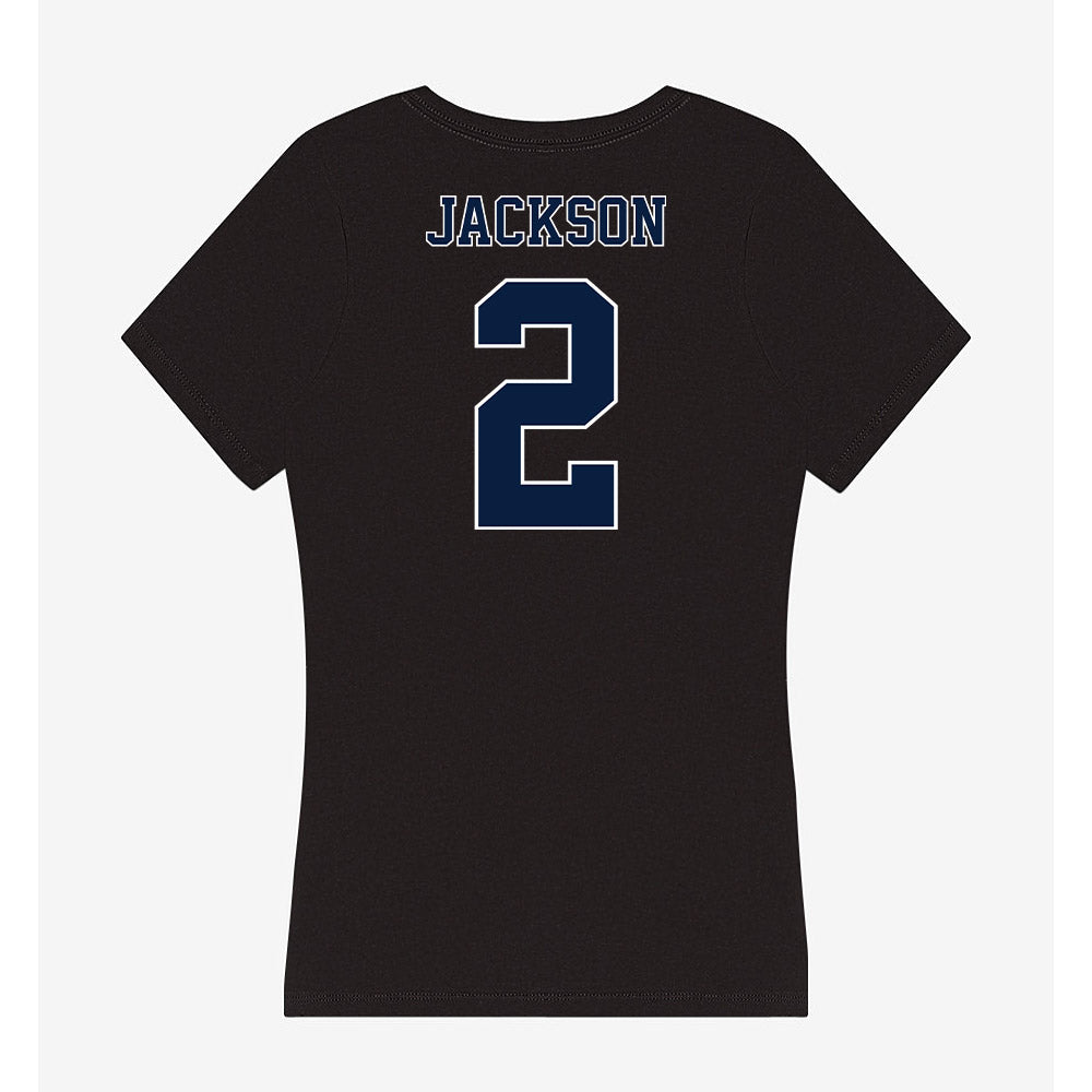 Nevada - NCAA Football : Janerious Jackson - Women's V-Neck T-Shirt-1