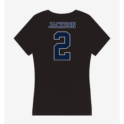 Nevada - NCAA Football : Janerious Jackson - Women's V-Neck T-Shirt-1