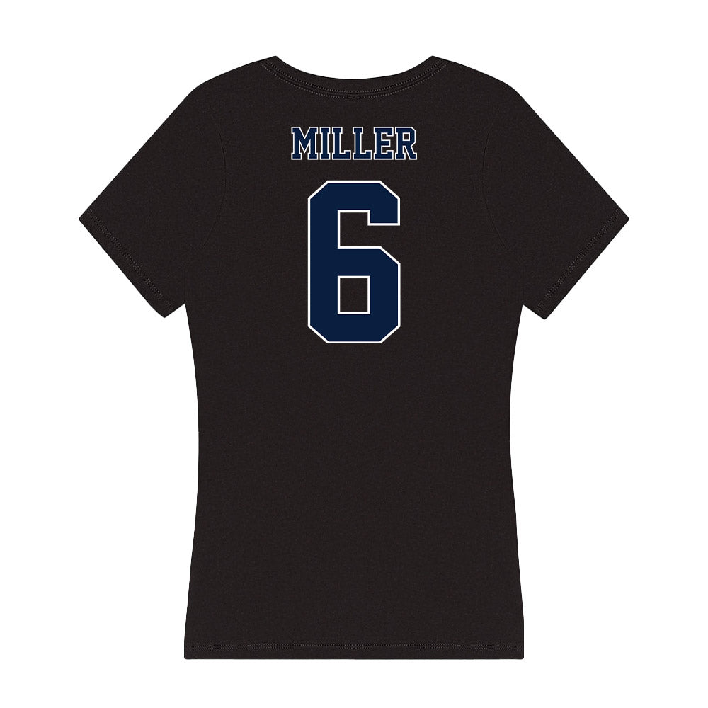 Nevada - NCAA Baseball : Nikolas Miller - Women's V-Neck T-Shirt-1