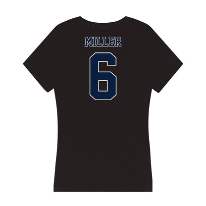 Nevada - NCAA Baseball : Nikolas Miller - Women's V-Neck T-Shirt-1